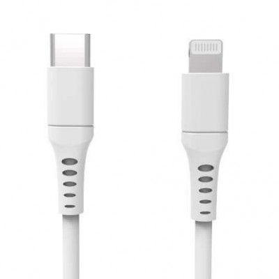 GEAR LaddUSB-C till Lightning kabel 3m Vit MFI C94