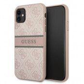 Guess Skal iPhone 11 4G Stripe - Rosa