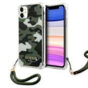 Guess Skal iPhone 11 Camo Collection - Grön