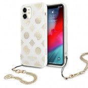 Guess Skal iPhone 11 Peony Chain Collection - Guld