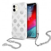 Guess Skal iPhone 11 Peony Chain Collection - Silver