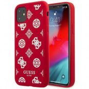 GUESS Skal iPhone 11 Peony Collection - Röd