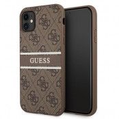 GUESS Skal iPhone 11 Stripe - Brun