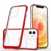 iPhone 11 Skal Clear 3in1 - Röd