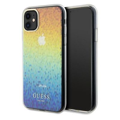 iPhone 11 Skal Facetterad Spegel Disco Iridescent