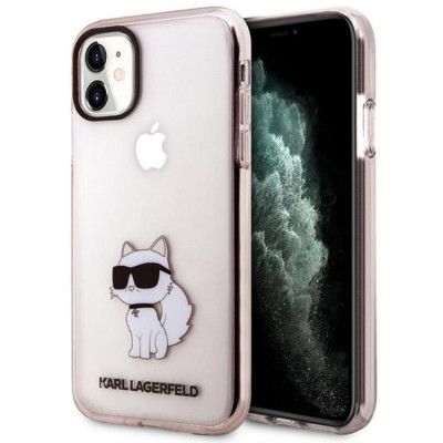 Karl Lagerfeld Mobilskal till iPhone 11 / XR Ikonik Choupette - Rosa