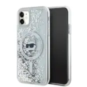 Karl Lagerfeld Mobilskal till iPhone 11/XR MagSafe Liquid Glitter Choupette