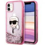 Karl Lagerfeld iPhone 11/XR Skal MagSafe Glitter Rosa