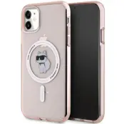 Karl Lagerfeld iPhone 11/XR Skal MagSafe IML Choupette Rosa