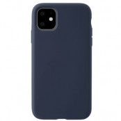 Melkco Aqua iPhone 11 Silikonskal - Mörk Blå