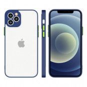 Milky Silicone Flexible Translucent Skal iPhone 11 - Marin Blå