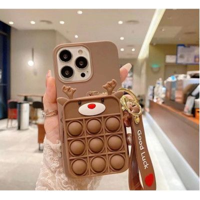 Reindeer Silicone Skal iPhone 11 - Brun