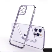 SULADA Ultra Thin TPU Mobilskal med Elektropläterad Ram för iPhone 11 - Lila