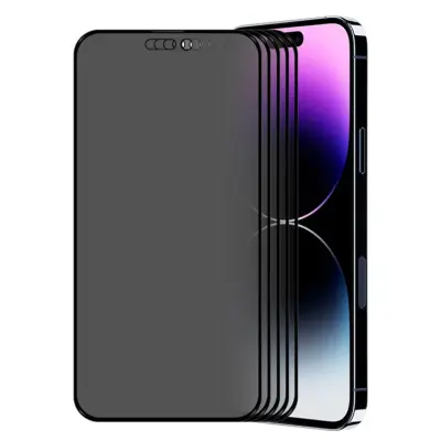 [10-Pack Bulk] iPhone 12 mini Härdat Glas Skärmskydd Privacy