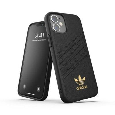 Adidas OR Molded Premium Skal iPhone 12 Mini - Svart Vit