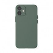 Baseus Liquid Silica skal iPhone 12 mini Mörk Grön