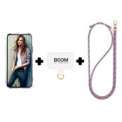 Boom iPhone 12 Mini Skal med Halsband - BlueMix