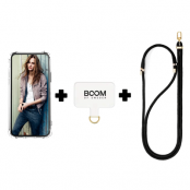 Boom iPhone 12 Mini Skal med Halsband - Svart