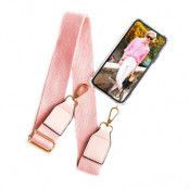 Boom iPhone 12 Mini skal med mobilhalsband- Belt Pink