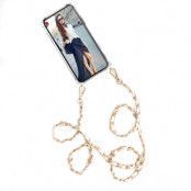 Boom iPhone 12 Mini skal med mobilhalsband- Chain White