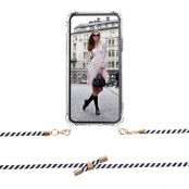 Boom iPhone 12 Mini skal med mobilhalsband- Rope BlackWhite