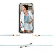 Boom iPhone 12 Mini skal med mobilhalsband- Rope MintWhite
