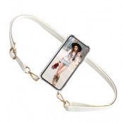 Boom iPhone 12 Mini skal med mobilhalsband- Strap White