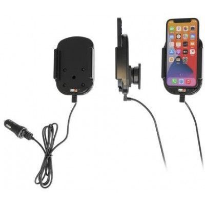 Brodit Aktiv Qi-hållare med cigg-kontakt 718234 (iPhone 12 mini)