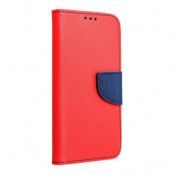 Fancy Plånboksfodral till iPhone 12 MINI Röd/navy