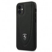 Ferrari Case skal iPhone 12 mini 5,4" Off Track Perforated - Svart