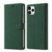 FORWENW iPhone 12 mini Plånboksfodral i Konstläder - Grön