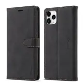 FORWENW iPhone 12 mini Plånboksfodral i Konstläder - Svart