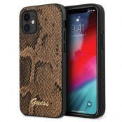 Guess Skal iPhone 12 mini Script Python Collection - Brun