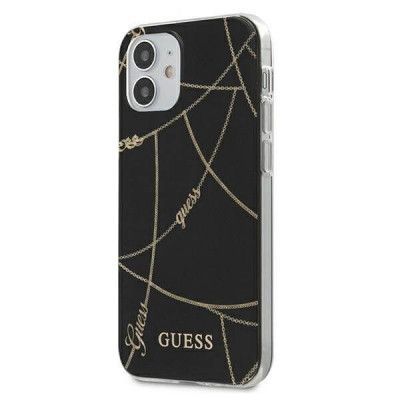 Guess skal iPhone 12 mini gold Chain Collection Svart