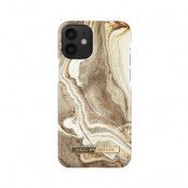 iPhone 12 Mini Skal iDeal of Sweden Marble - Golden Sand