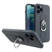 iPhone 12 mini Skal med Ringhållare - Mörkblå