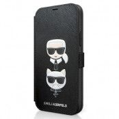 Karl Lagerfeld Plånboksfodral iPhone 12 Mini - Svart