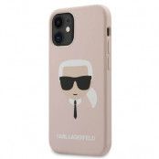 Karl Lagerfeld skal iPhone 12 mini 5,4" Karl`s Head Rosa