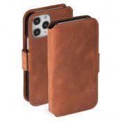 Krusell iPhone 12 Mini PhoneWallet Leather, Cognac