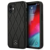 Mercedes Case skal iPhone 12 mini 5,4"Wave Line Svart