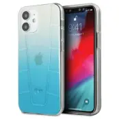 Mercedes Case skal Transparent Line iPhone 12 mini 5,4"skal Blå