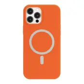 Mercury iPhone 12 mini Mobilskal MagSafe Silikon - Orange