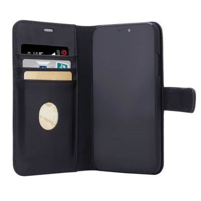 RADICOVER iPhone 12 Mini Plånboksfodral Strålningsskydd läder - Svart
