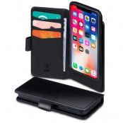 SiGN Plånboksfodral 2-i-1 för iPhone 12 Mini - Svart
