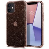 Spigen Liquid Crystal Glitter (iPhone 12 mini) - Rosa