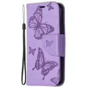 Trolsk Imprint Butterflies Wallet (iPhone 12 mini) - Grön