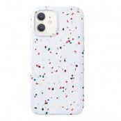 Uniq Coehl Terrazzo Mobilskal iPhone 12 Mini - Vit