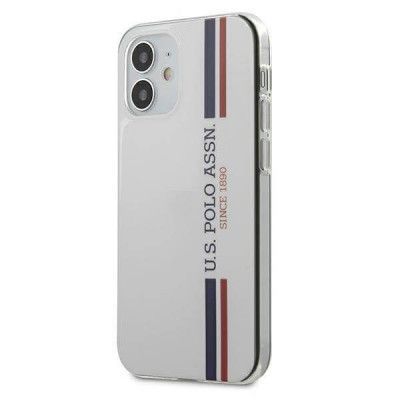 U.S. Polo Assn. Tricolor Pattern Collection iPhone 12 mini Vit