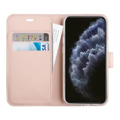 Vivanco Classic Plånboksfodral iPhone 12 mini Rosa