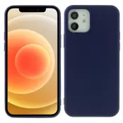 X-LEVEL Mobilskal till iPhone 12 mini i Flytande Silikon - Blå